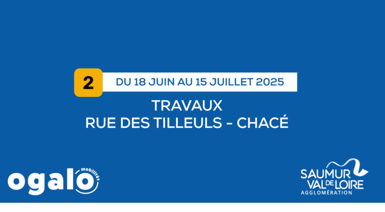 Ligne 02 : Travaux ( Chacé )