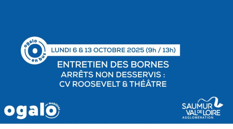 Entretien des bornes – Centre-Ville Saumur