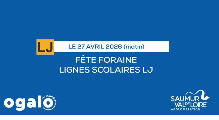 Lignes scolaires LJ : Foire Longué-Jumelles