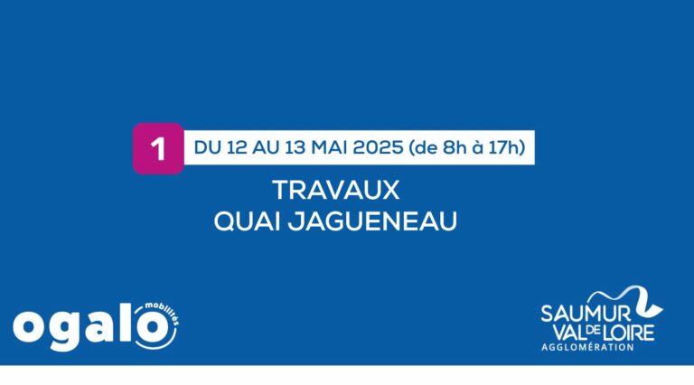 Ligne 1 : Travaux Quai Jagueneau