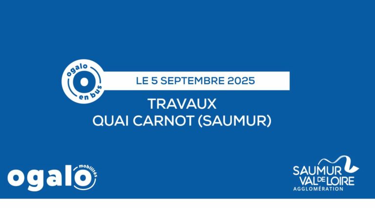 Fermeture Quai Carnot : Saumur