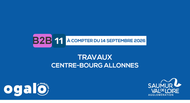 Lignes B2B & 11 : Travaux Allonnes