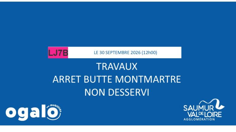 Lignes LJ7B : Travaux