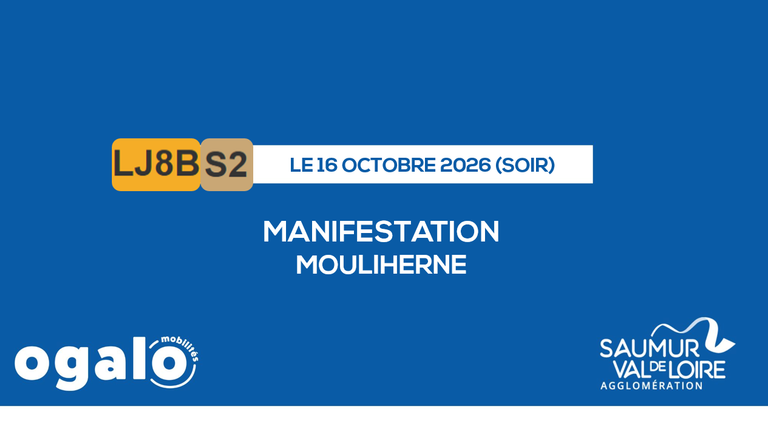 Circuits scolaires LJ8B & S2 : Manifestation Mouliherne
